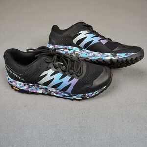 Merrell Nova 2 Hiking Trail Shoe Men 10 Black Vibram Sole Outdoor Run Excellent